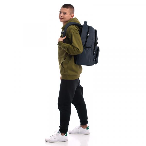 Рюкзак GoPack Education Teens 184 темно-сірий
