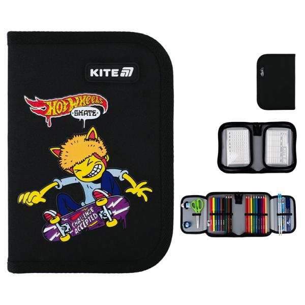 Пенал Kite 1 від., 2 відв., з наповненням 622H-2 HW