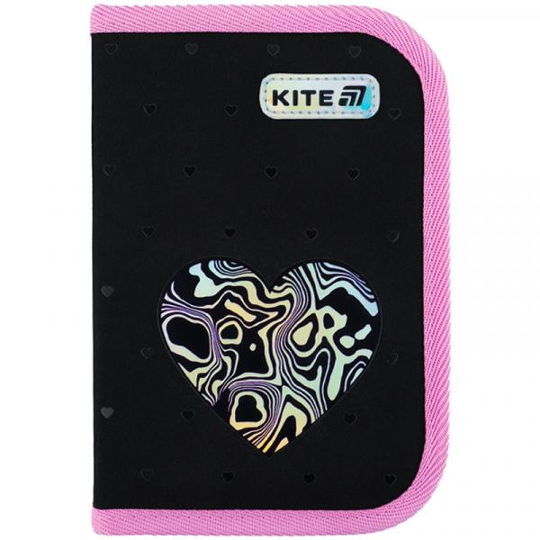 Пенал Kite 1 від., 2 відв., з наповненням 622H Love is