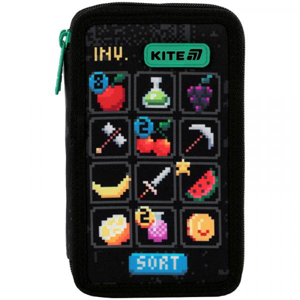 Набір рюкзак + пенал + сумка для взуття Kite 555 Pixel Game