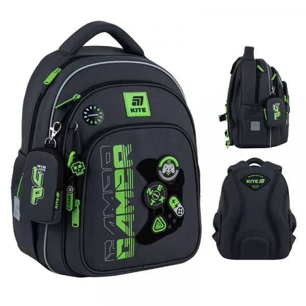 Набір рюкзак + пенал + сумка для взуття Kite 763S Gamer