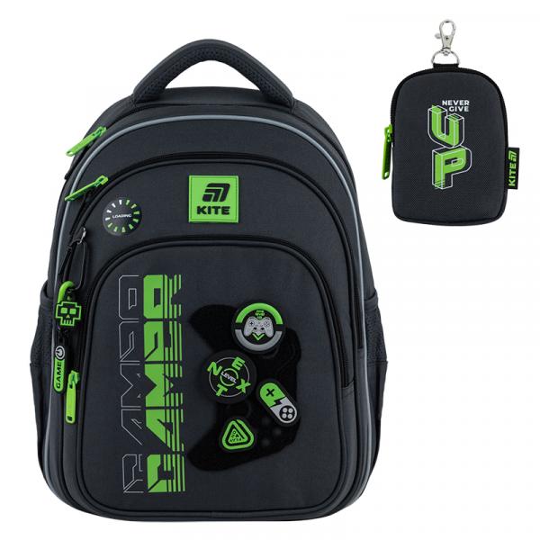 Набір рюкзак + пенал + сумка для взуття Kite 763S Gamer