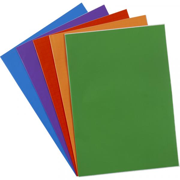 Плівка самоклеюча для книг, 50*36 см, 10 шт.,асорті кольорів
