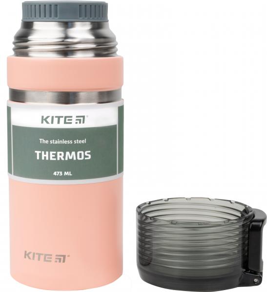Термос Kite 473 мл., персиковий
