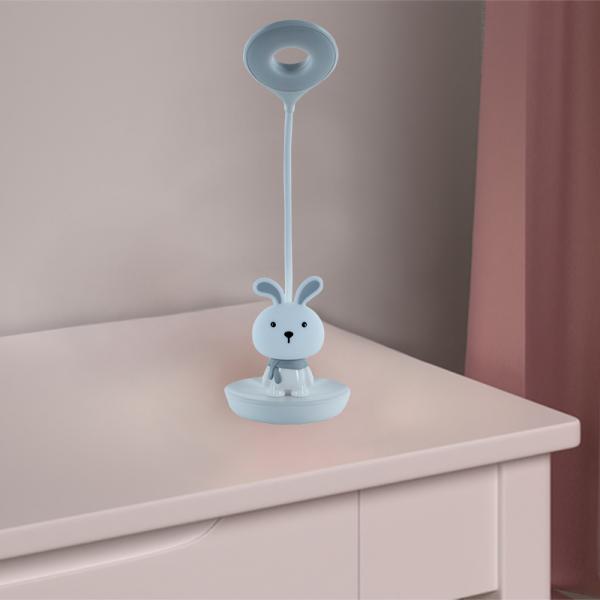 Настільна лампа LED з акумулятором Bunny, білий