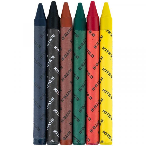 Крейда воскова, 6 кольорів Kite Classic