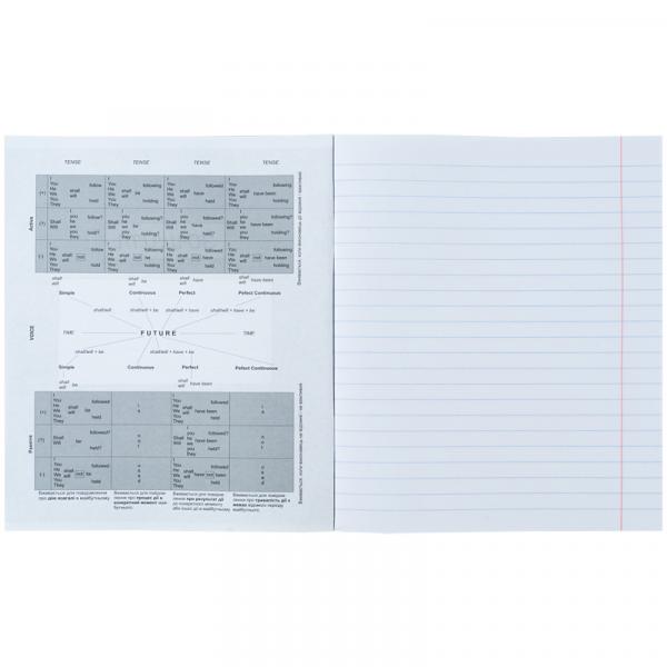 Зошит предметн. 48 арк., лін., гібр лак+УФ,Sketch, англ.мова