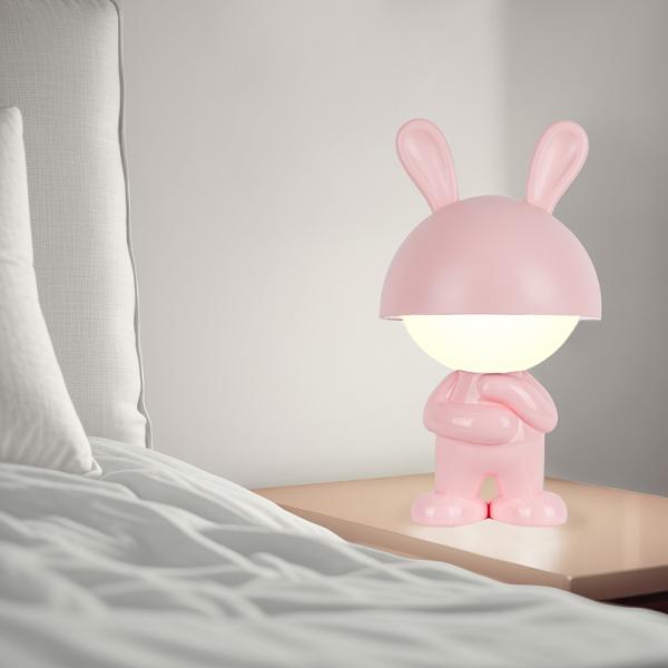 Світильник-нічник LED з акумулятором Dreamy Bunny, рожевий
