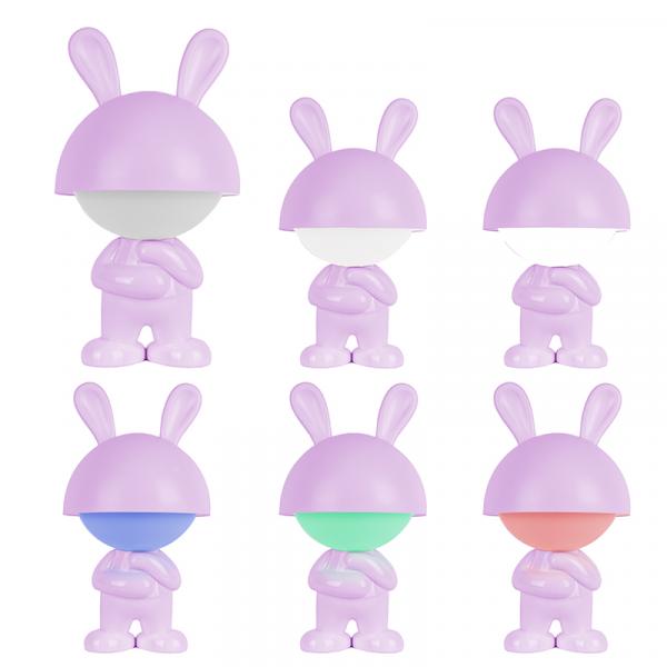 Світильник-нічник LED з акумулятором Dreamy Bunny,фіолетовий
