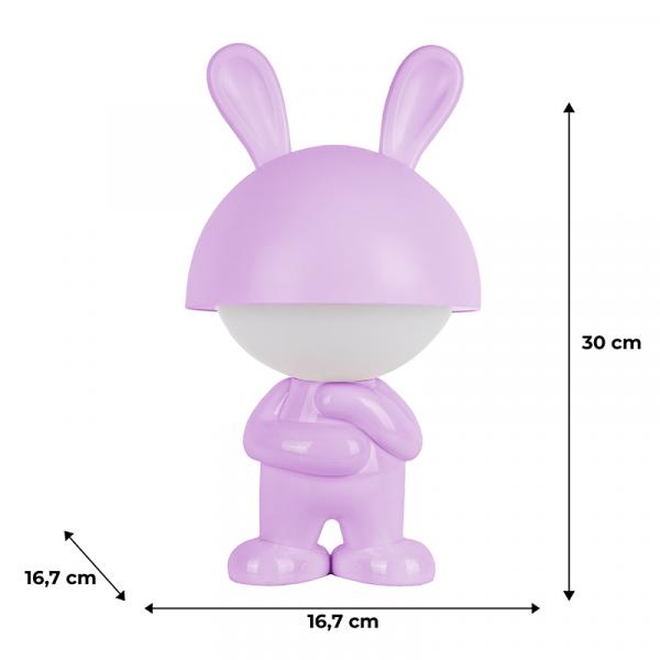 Світильник-нічник LED з акумулятором Dreamy Bunny,фіолетовий
