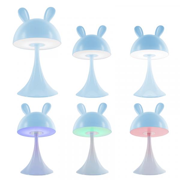 Світильник-нічник LED з акумулятором Simple Bunny, блакитний