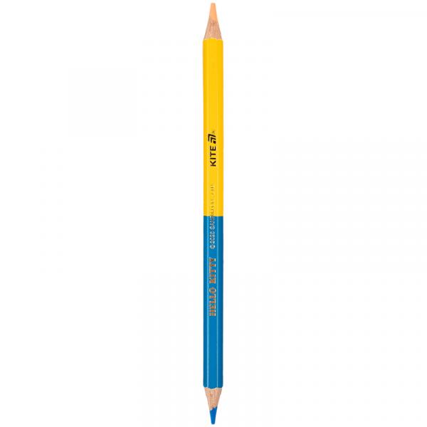 Олівці кольорові двосторонні, 12 шт. HK