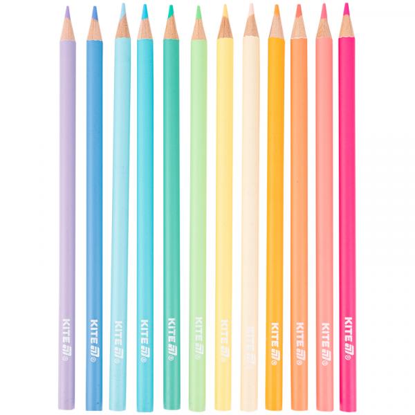 Олівці кольорові, 12 шт. Kite Creative Pastel