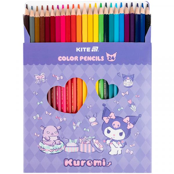 Олівці кольорові, 24 шт. HK