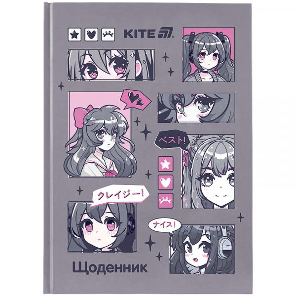 Щоденник шкільний, тверда обкл, Anime