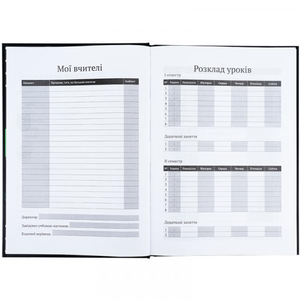 Щоденник шкільний, тверда обкл, CyberRink