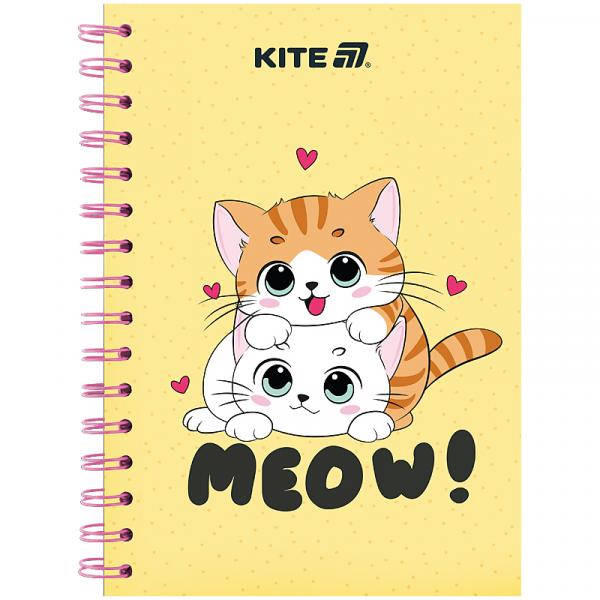 Блокнот на спіралі картонна обкл., А5, 80 арк, кл, Cute 1
