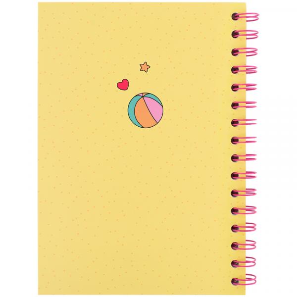 Блокнот на спіралі картонна обкл., А5, 80 арк, кл, Cute 1