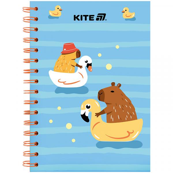 Блокнот на спіралі картонна обкл., А5, 80 арк, кл, Cute 2