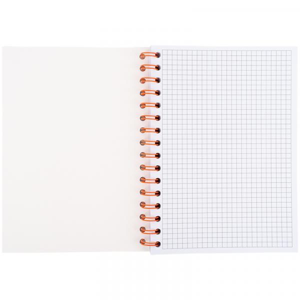 Блокнот на спіралі картонна обкл., А5, 80 арк, кл, Cute 2