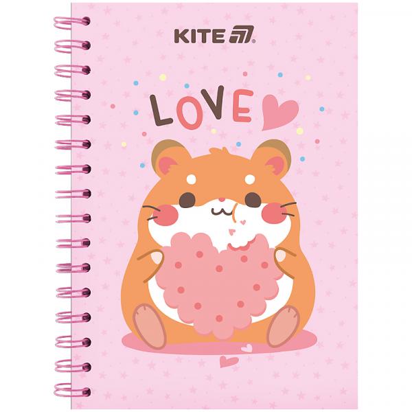 Блокнот на спіралі картонна обкл., А5, 80 арк, кл, Cute 3