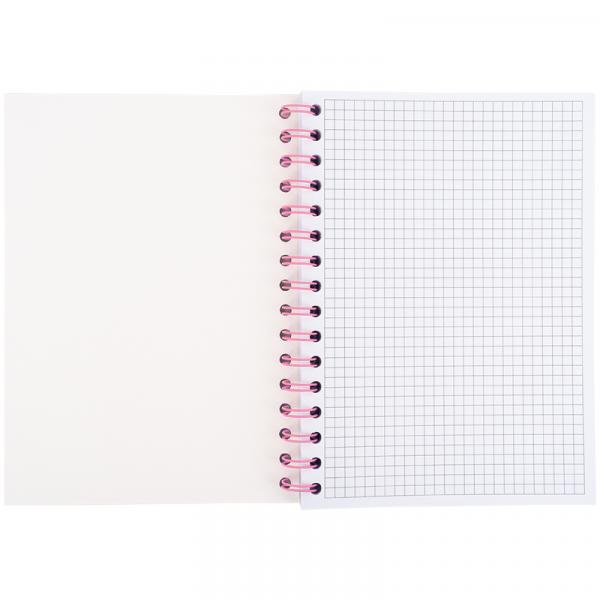 Блокнот на спіралі картонна обкл., А5, 80 арк, кл, Cute 3