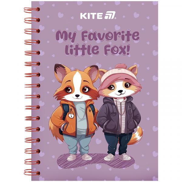Блокнот на спіралі картонна обкл., А5, 80 арк, кл, Cute 4