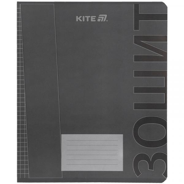 Зошит 18 арк., кл., софт тач + УФ лак, Kite One color