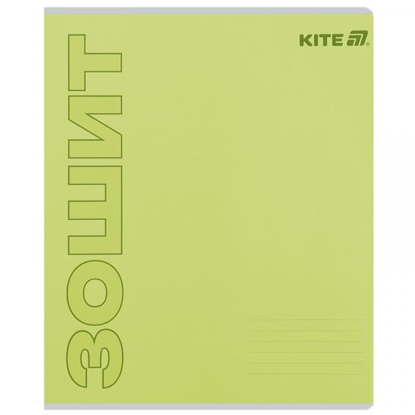 Зошит 18 арк., лін., софт-тач + УФ лак, Kite One color