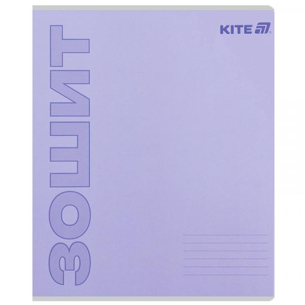 Зошит 18 арк., лін., софт-тач + УФ лак, Kite One color