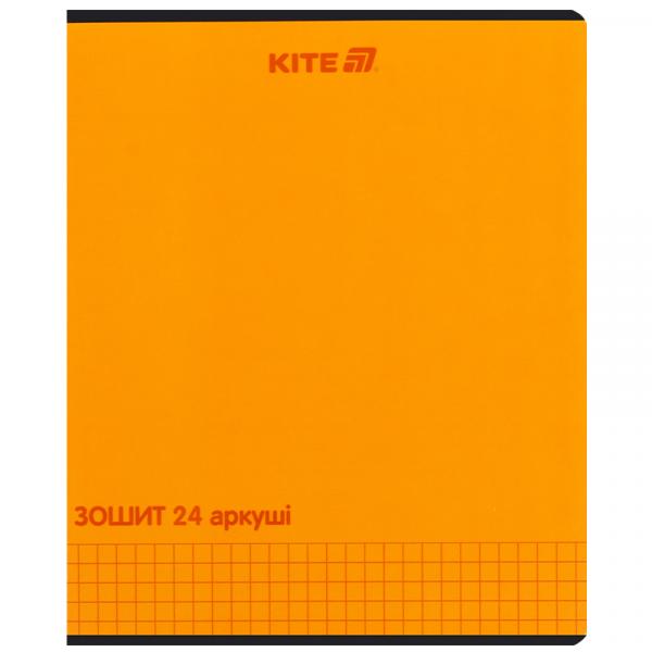 Зошит 24 арк., кл., софт тач + УФ лак, Kite One color 