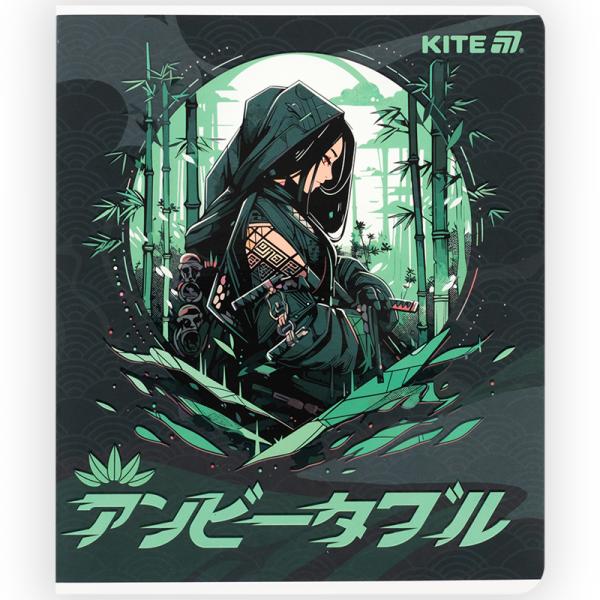 Зошит 48 арк., кл., софт тач + УФ лак, Kite Anime