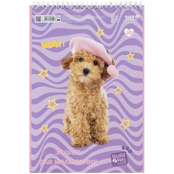 Зошит для малювання, 30 арк., спір., УФ лак + глітер, SP