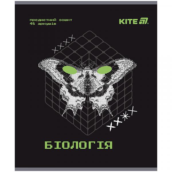 Зошит предметн. 48 арк., кл., гібр лак+УФ, Techno, біологія