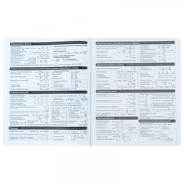 Зошит предметн. 48 арк., кл., фольга+УФ, HP, фізика