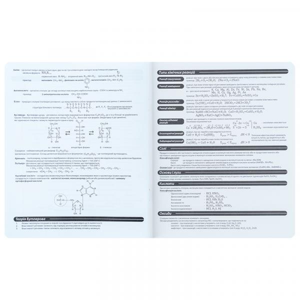 Зошит предметн. 48 арк., кл., фольга+УФ, HP, хімія