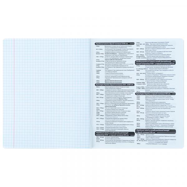 Зошит предметн. 48 арк., кл., софт тач+УФ, HK, історія