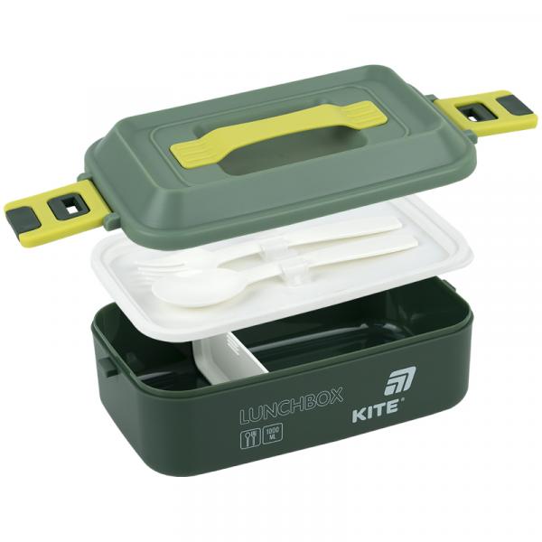 Ланчбокс 1000 мл, зелений