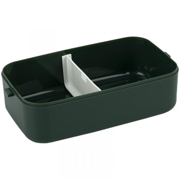 Ланчбокс подвійний з наповненням 2000 мл, зелений