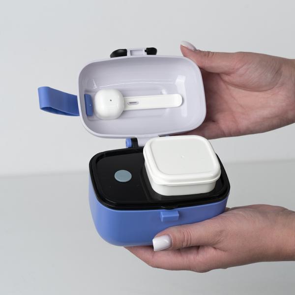 Ланчбокс 450 мл, синій