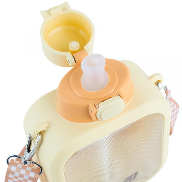 Пляшечка для води, 700 мл, жовта