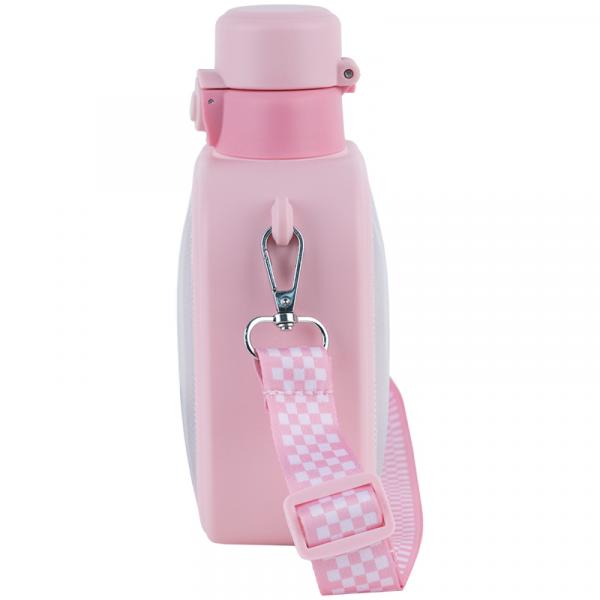 Пляшечка для води, 700 мл, рожева