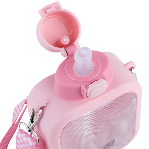 Пляшечка для води, 700 мл, рожева