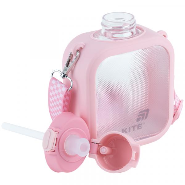 Пляшечка для води, 700 мл, рожева