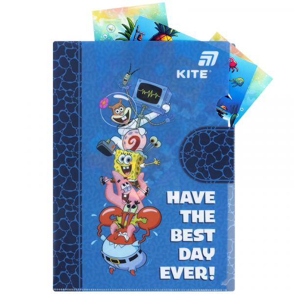 Папка-куточок з клапаном А4, SB