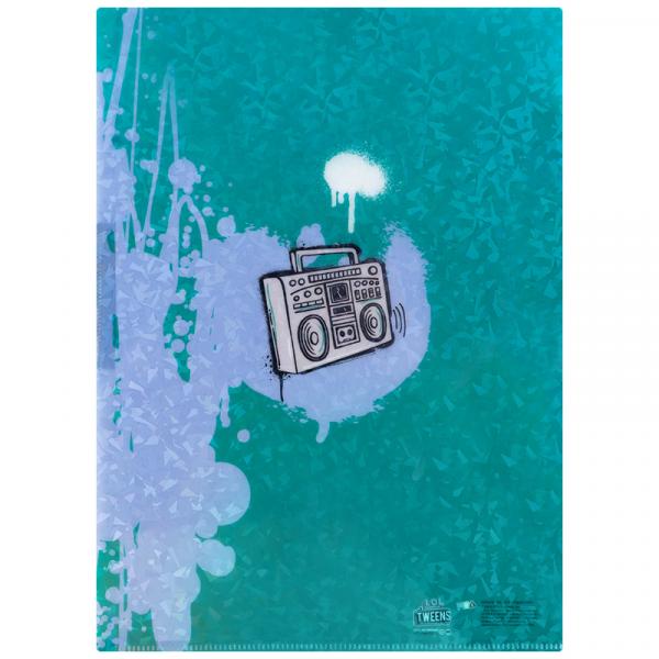 Папка-куточок з клапаном А4, LO