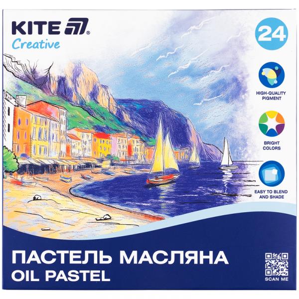 Пастель масляна, 24 кольори Creative 
