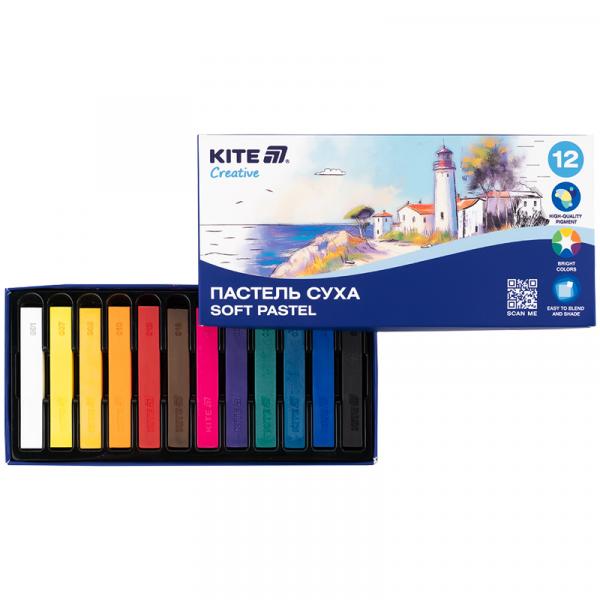 Пастель суха, 12 кольорів Creative 