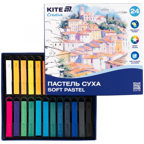 Пастель суха, 24 кольори Creative 