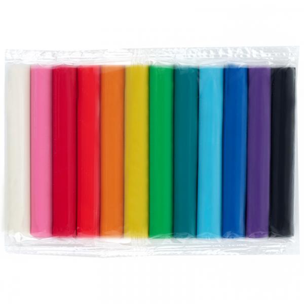 Пластилін восковий, 12 кольорів, 200 г. Kite Creative